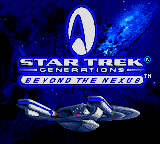 Заставка игры Star Trek Generations: Beyond the Nexus